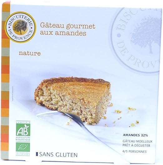 Biscuiterie De Provence Gateau Gourmet Aux Amandes 225g Amazon Fr Epicerie