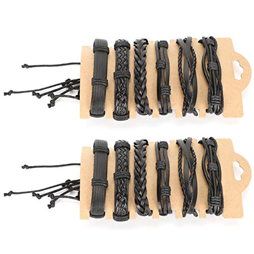 Bracelet en cuir, populaire et confortable, bracelet vintage, rétro pour amis, partenaire, voyage, famille Cover