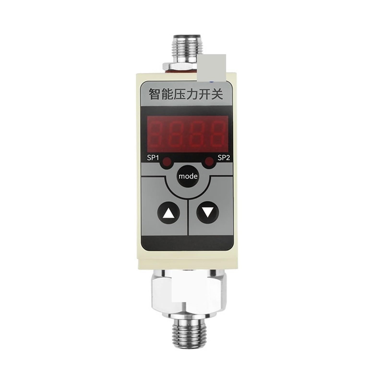 Interruptor de presión Digital electrónico intelinte NPN PNP 1 a 600 Bar, controlador interruptor neumático hidráulico 4-20mA,Alta precisión(-1 to 1 bar,G1-2,2 PNP output)