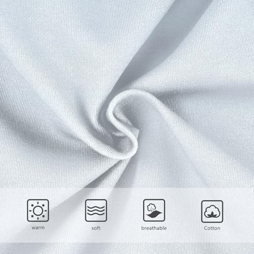 Joisal Cotton Toddler Underwear Floral Ombre White Blue Gradient Little Girl Panties Durable Undies Kids Briefs 2t3