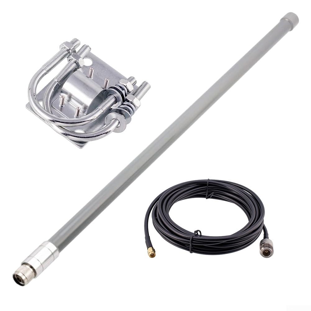 SPORTARC Antenne en fibre de verre 12dBi 868 MHz 915 MHz optimisée à l'hélium pour Omni (kit d'antenne)