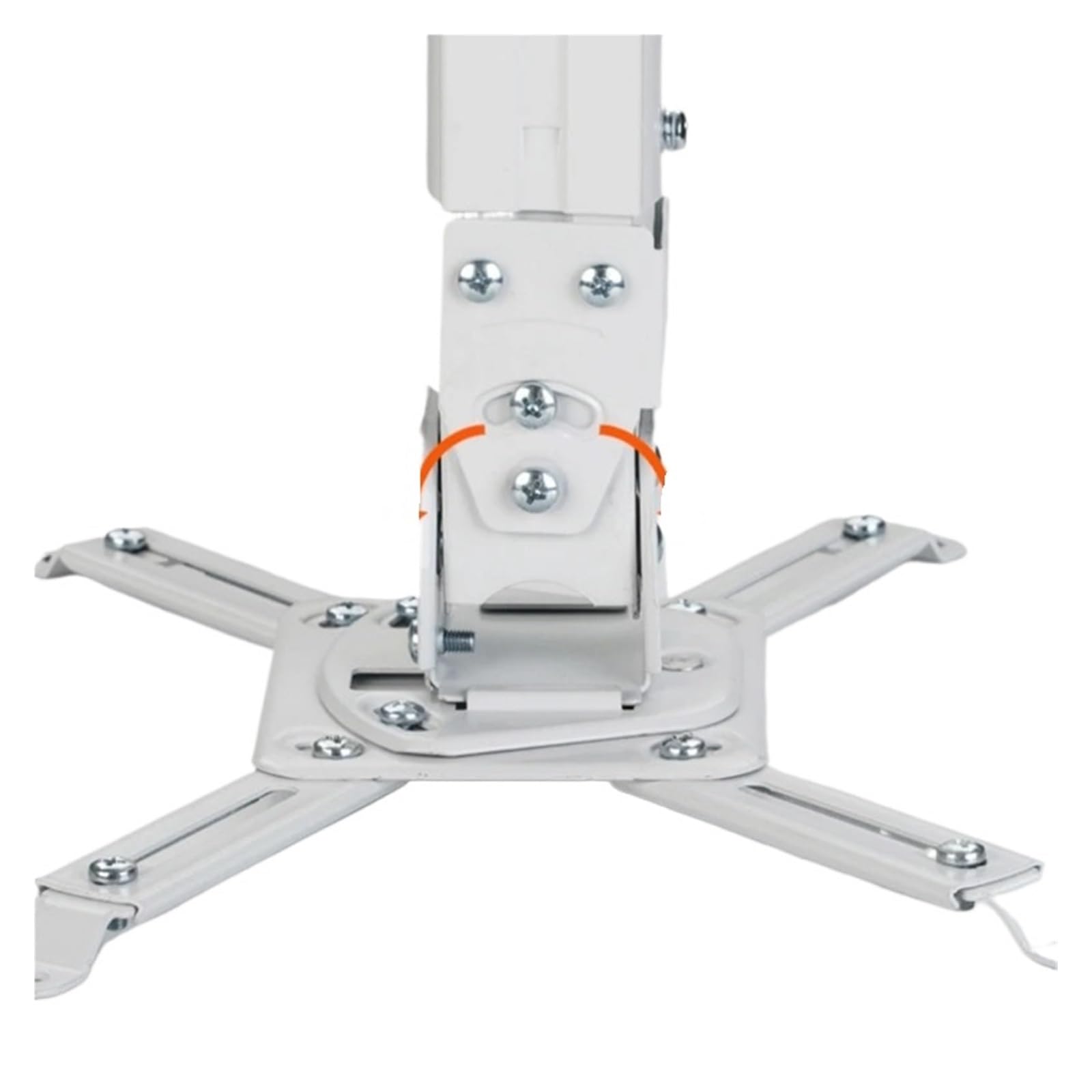 Support de projecteur blanc télescopique pour corriger l'angle de projection