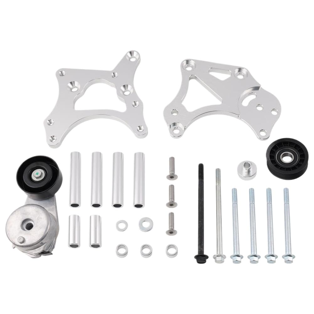 A/C Billet Alternator Bracket Compatible with S10 LS1 LS3 LSX LQ4 LQ9 4.8L 5.3L 6.0L 551780-3 551779-3