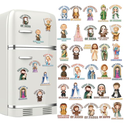 Set de 30 imanes decorativos religiosos católicos
