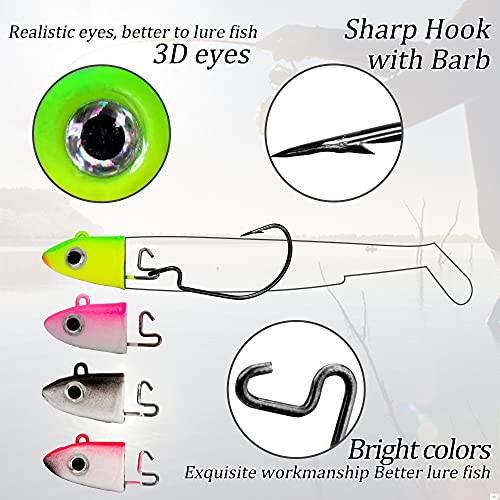 QualyQualy 10g 12g 25g Teste Piombate Gancio 3/0#