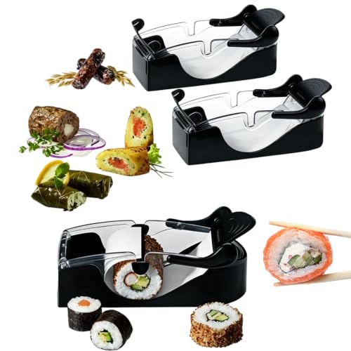 Foto von Binnan Sushi-Rolle, perfekte Maschine, selbstgemachtes Sushi-Rolle, für Küche, DIY, Schwarz