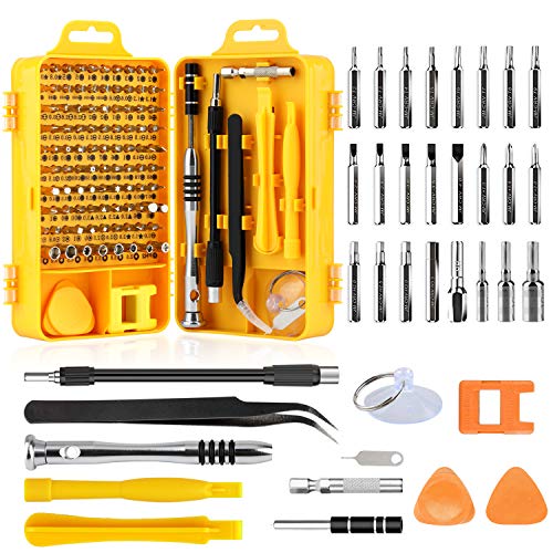 Apsung 110 in 1 Screwdriver Set with Slotted, Phillips, Torx& More Bits, Non-Slip