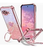 Google Pixel 9a ピンク フリップカバー付き　グーグルピクセル Amazon.co.jp: KAJICOO Google Pixel 9a ケース ダブルリング付き