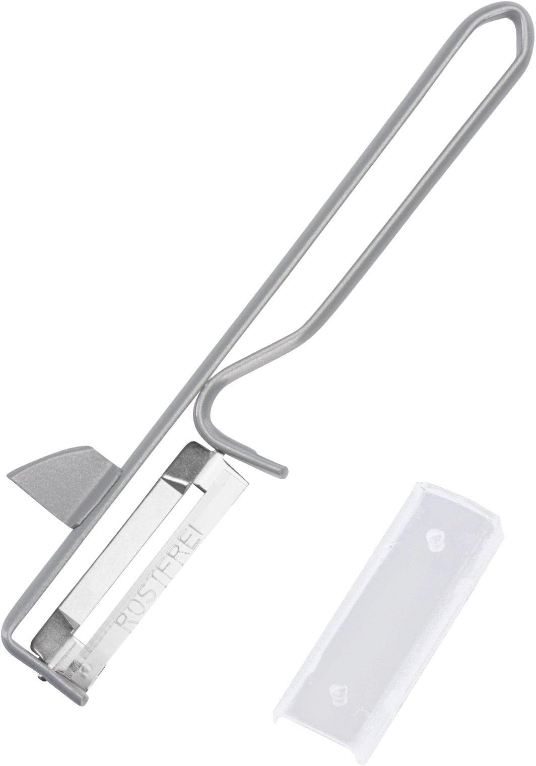 Westmark 16102270 Swivel Vegetable Peeler with Stainless Steel Blade, Potato/Carrot/Orange Peeler, Silver