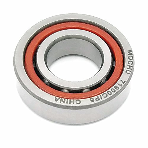 MOCHU 71900C/P5 10X22X6 7900 Angular Contact Ball Bearing, ABEC-5, 15° Contact Angle, Metric, 10mm ID, 22mm OD, 6mm Width, Single Row, Open
