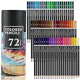 Yagol Colored Pencils for Adult Coloring Books, 72 Colored Professional Drawing Pencils, Art Supplie