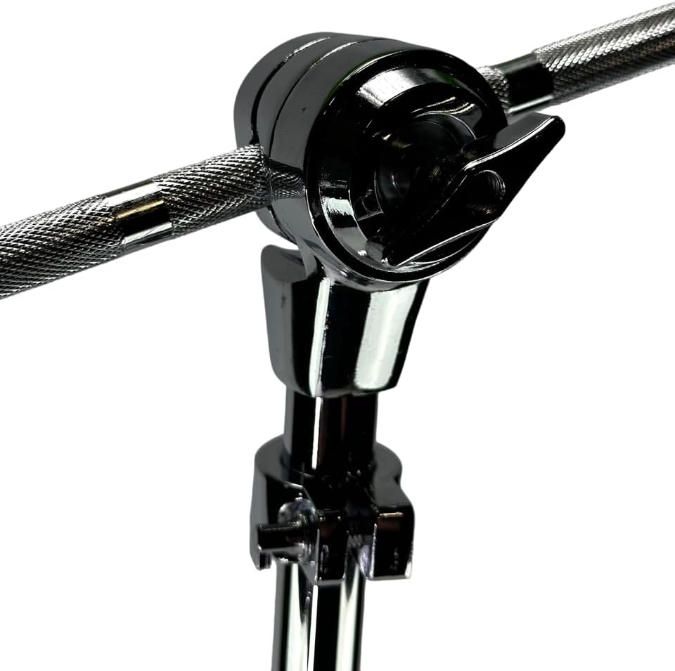 STRAIGHT CYMBAL STAND 5' Heavy Duty Chrome Double Braced Percussion Tripod NEW