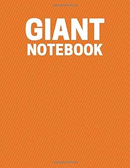 Giant Notebook 600 Ruled Pages, Extra Large Notebook 8.5 x 11 in. Giant Notebook Collection