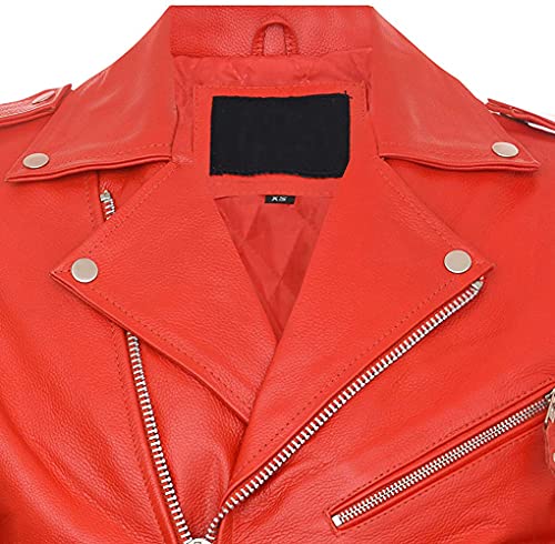 Image of Men Leather Jacket - Lambskin Winter Vintage Motorcycle Biker Jacket, Coat Soft & Stylish Moto Ride & Racing Jacket's