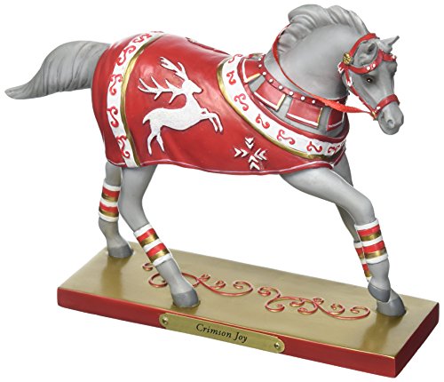 Enesco Trail of Painted Ponies “Crimson Joy” Stone Resin Figurine, 6.5”