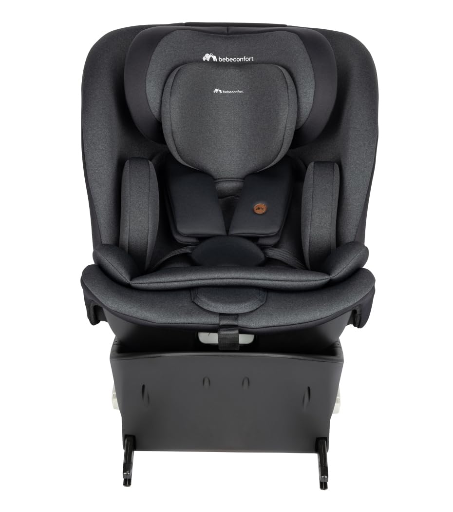 Bebeconfort EvoluFix 360 i-Size, asiento de coche giratorio 360º, 0-12 años, 40-150 cm, asiento de coche ISOFIX, instalación de sujeción superior, rotación 360, 6 posiciones reclinables, 12 posiciones
