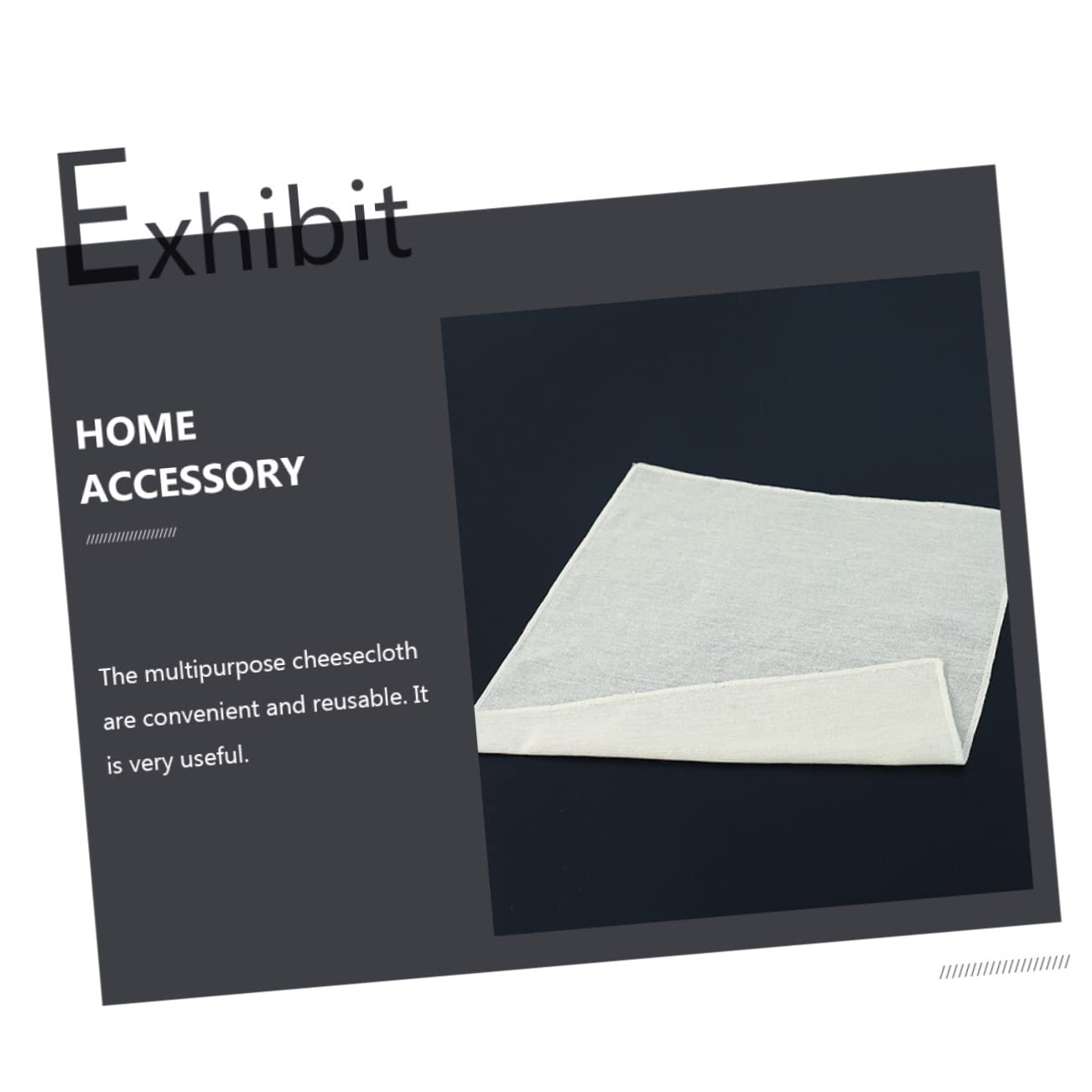 Unomor 10pcs Unbleached Cheesecloth for Straining Muslin Cloth Reusable Kitchen Supply for Cooking Baking Juicing and Cheese Making