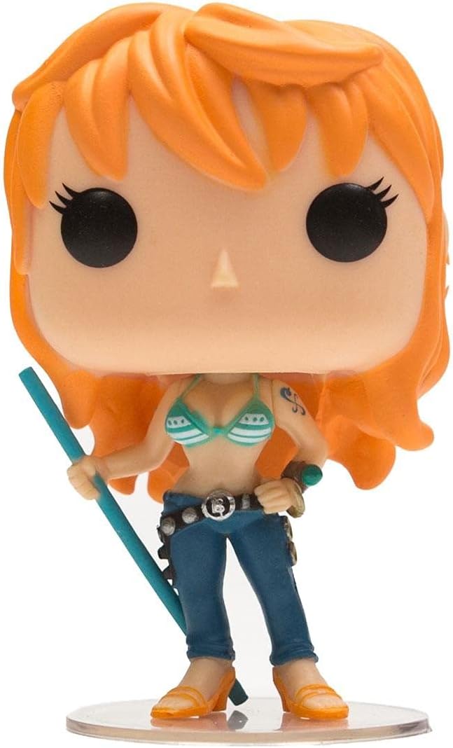 POP One Piece - Nami Funko Pop! Vinyl Figure (Bundled with Compatible Pop Box Protector Case) Multicolor 3.75 inches