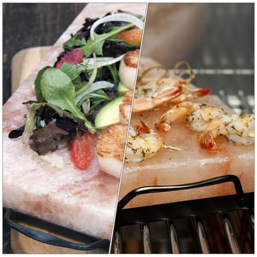 Suministros para barbacoa LIFKOME con estante de platos en hierro esmaltado negro para cocina 7