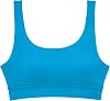 KNIX Kt Swim Double Scoop Top - Swim Bikini Top for Teens - UPF 50 Fabric, Removable Cups, Machine Washable