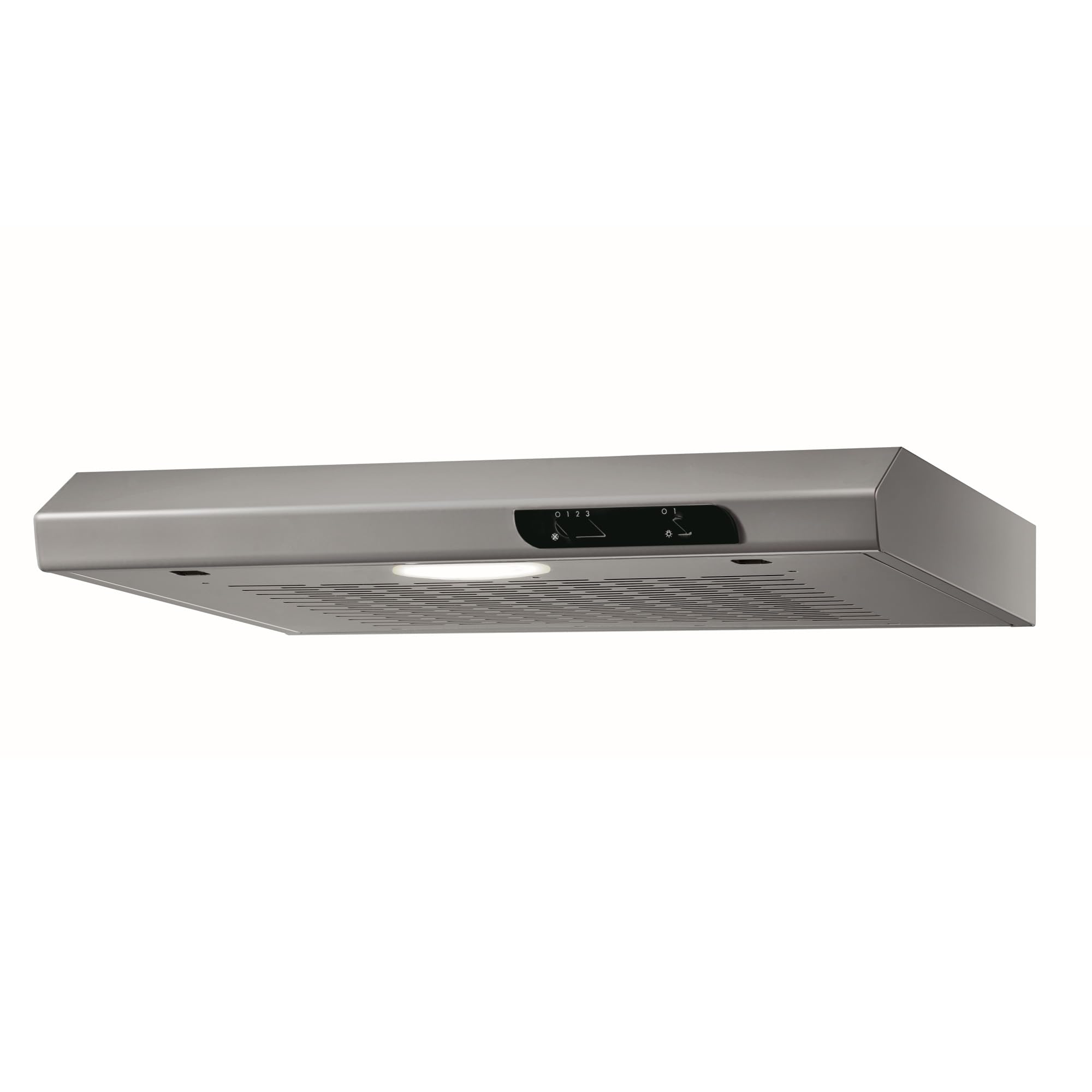 Respekta Dunstabzugshaube unterbau/Unterbau-Dunstabzugshaube 60 cm/Metallgehäuse in Edelstahl Look/Abluft - und Umluftfunktion / DH640IXL / C / 52–68 dB