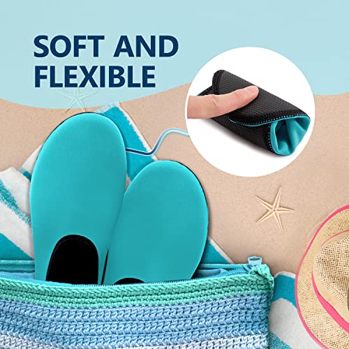 Image of JACKSHIBO Water Shoes for Women Men Quick-Dry Swim Shoes Beach Water Socks