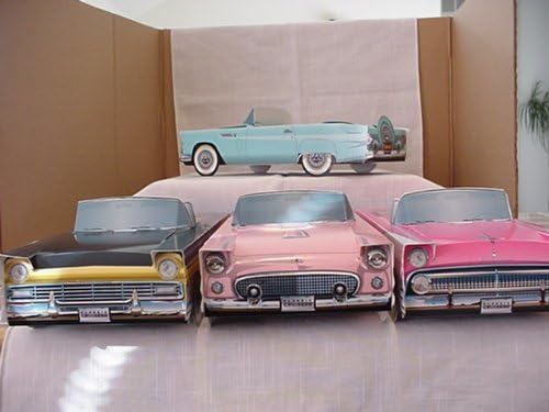 General Motors 36 Classic Cars Party Planner Food Boxes Snack Tray