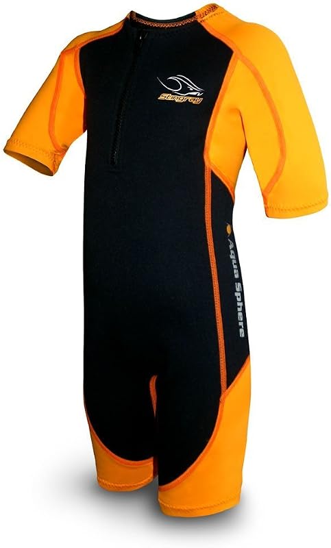 Aqua Sphere Aquasphere Stingray Traje de neopreno unisex de manga larga para niños: 100% protección UV, neopreno de calidad de larga duración, apto para lavadora y secadora, ajuste cálido y cómodo para bucear, nadar, surfear, para niños y niñas