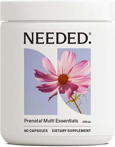 Needed. Multivitamínico para prenatal Cápsula prenatal Multi Essentials - Embarazo, Lactancia, Posparto Formulado por expertos y probado por