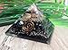 Black Tourmaline Orgone Pyramid Positive Energy Generator - Comes With Healing Stone/Chakra Stones and orgone generator - Used as Chakra Pyramid/meditation Pyramid to Bring Peace