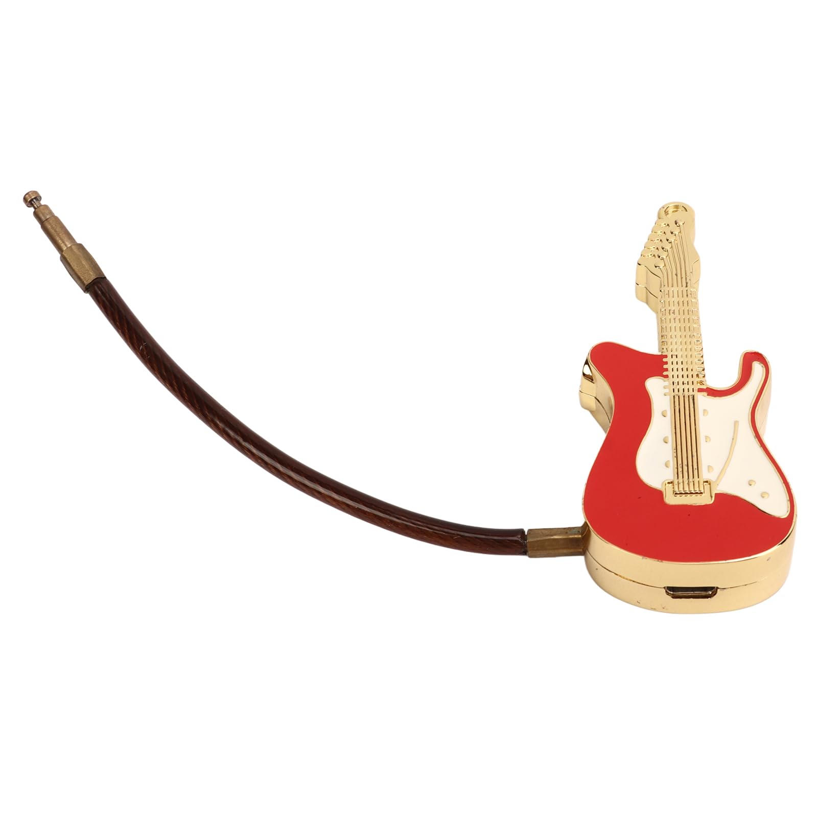 FTVOGUE Candado de Huella Digital, Forma de Guitarra con Cerradura de