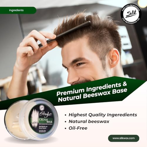 Cera de peinado SLIK Cream Wax 140g miniatura 4