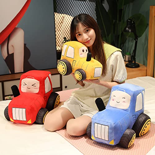 Yonlit Soft Plush Tractor Stuffed Truck Toy Super Cute Car Plushie Throw Pillow Excellent Gifts For Kids Or Birthday Party 12 Inches (Blue) #TOP6