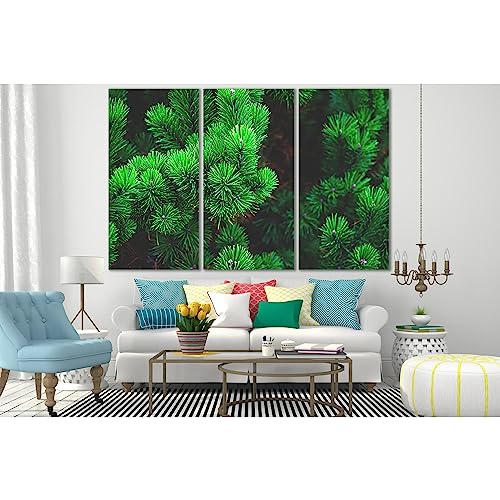 Toile Pine Needles ZELLART décoration murale grand format tableau chambre 150x100
