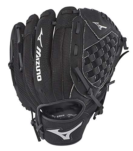 Mizuno GPP1050Y3 Prospect Series PowerClose Baseballhandschuhe, 26,7 cm, Linke Hand, schwarzes...