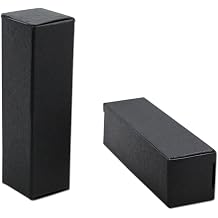 50 Pack 1.41x1.41x3.54 inch Rectangle Kraft Paper DIY Lipstick Black Boxes Beauty Accessories Essence Oil Lipstick Bottle Packaging Gift Makeup Organzier Tube Storage