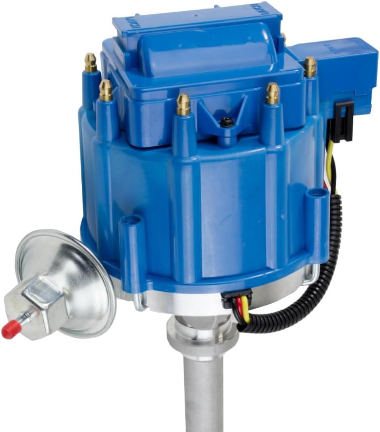 Top Street Performance HEI Distributor with Mechanical Tach Drive for Chevy Corvette V8 - Blue