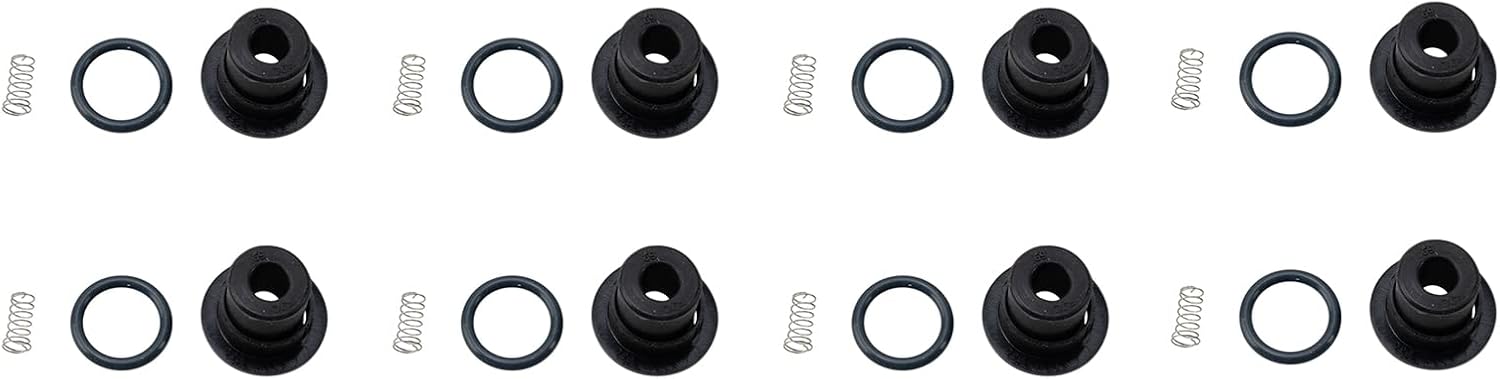TRQ Engine Ignition Coil Boot Kit Set of 8 for Chrysler Dodge Jeep Mitsubishi V8