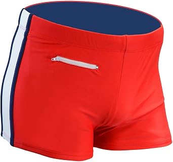 Adoretex Boys Kids Splice Swim Aquashort Square Leg Briefs Swimsuit