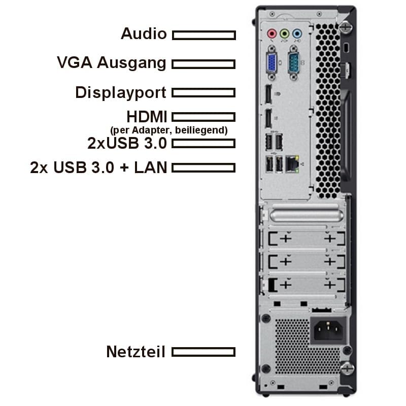 Lenovo ThinkCentre - Schneller PC mit Intel Core i7 6700 - Silent