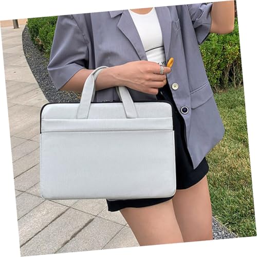 Funda para portátil de 14 pulgadas FUOYLOO en poliéster resistente con compartimentos 2