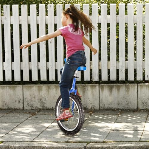 Image of AW 16 /18 /20 /24 Inch Wheel Outdoor Unicycle Adjustable Seat Exercise Bicycle | Fit Adults Kids Outdoor Sports Fitness Exercise, Various colors For Choice