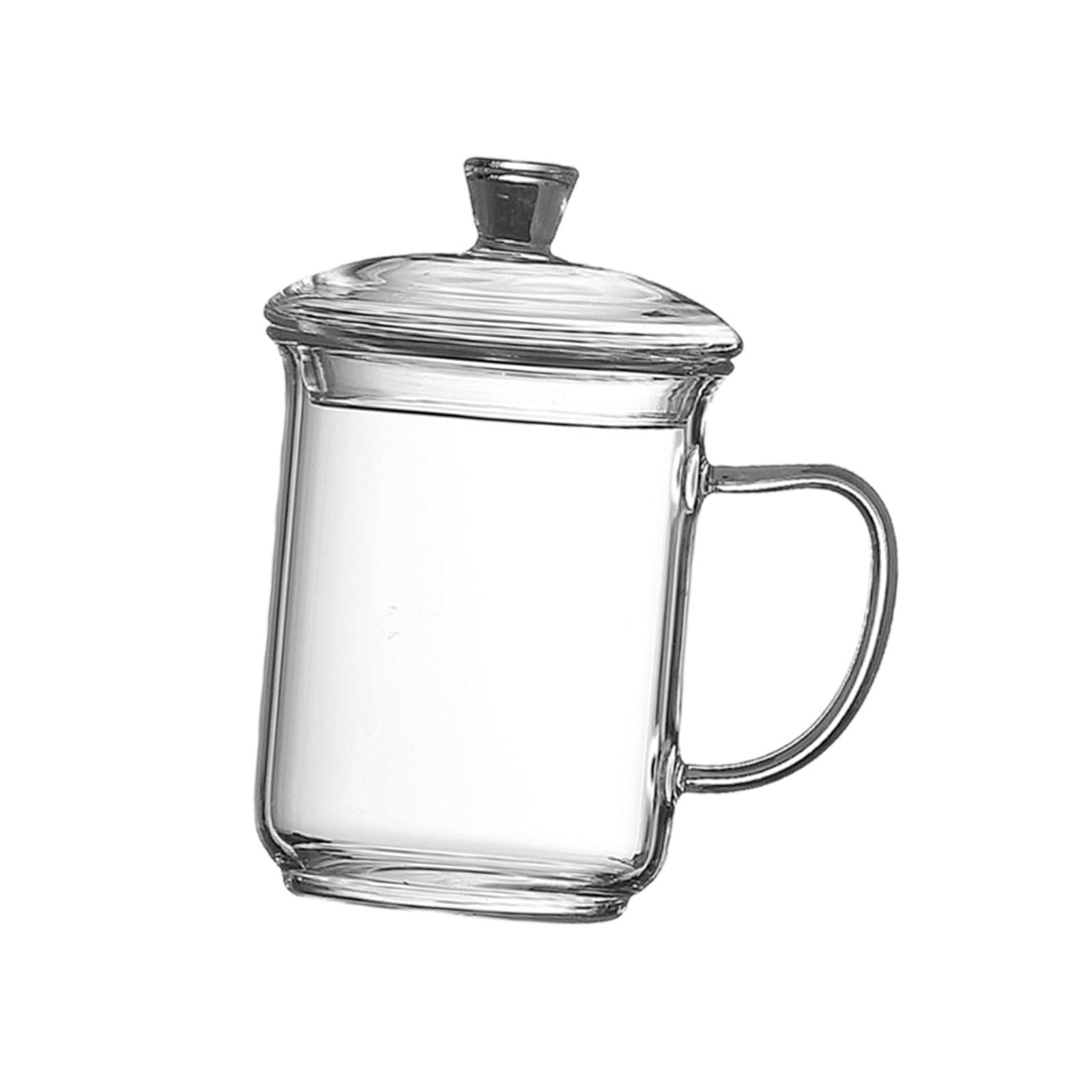 Gobelet à jus et thé transparent pour le bureau 400 ml