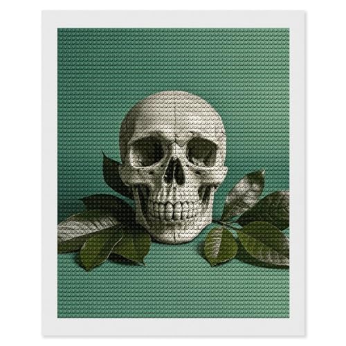 Kit kit de peinture diamant tête de mort pour offrir un cadeau artisanal original