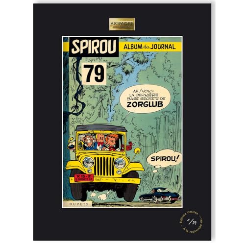 Akimoff Collections - Poster collection Akimoff Spirou & Fantasio, Base secrète (30x40cm)