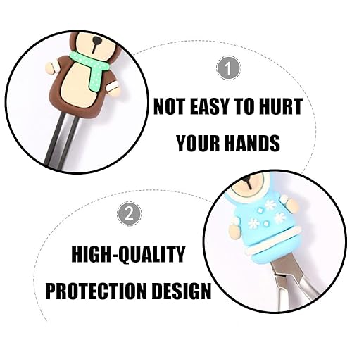 Miniatura 3 de 8 fundas protectoras para pinzas de gato, lindas fundas protectoras para cutículas de animales, para pinzas de pinza de uñas, etc