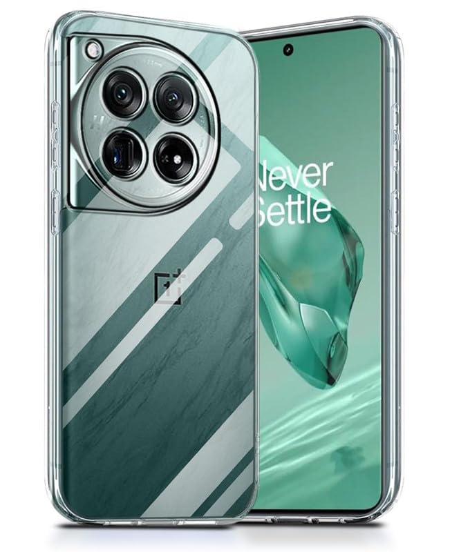 WHITBULL Slim Case Anti-Cling Shockproof Protective Unbreakable Hard Glass Cover for OnePlus 12 5G - Transparent (B0CTWRVVK4) Amazon Price History, Amazon Price Tracker
