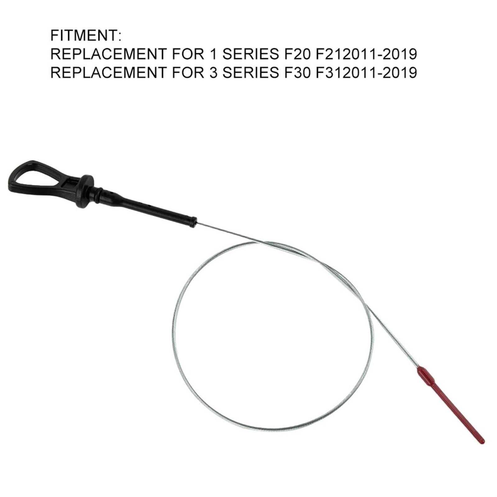1 Pezzo Asta di Livello Olio Motore per Auto Asta di Livello per BMW per Serie 1 3 F20 F20 Lci F21 F30 11437600470 Indicatore Livello Olio Scala Ricambi Auto Asta di misurazione Olio Motore Auto