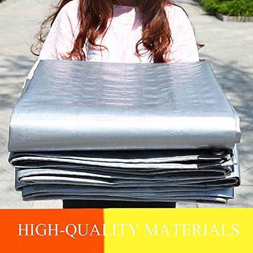 Lona impermeable resistente con ojales de aluminio para polvo 8