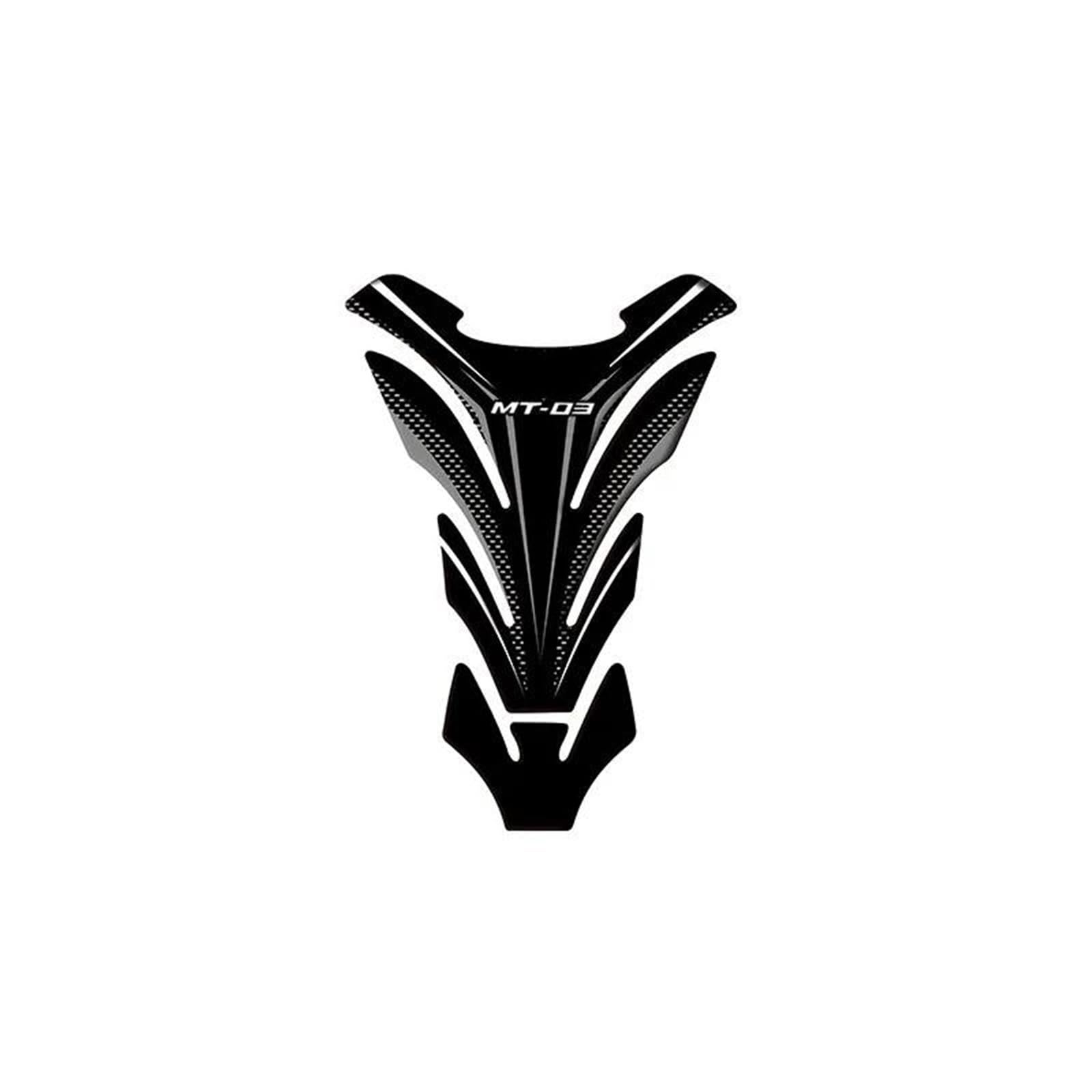 Motorcycle Fuel Tank Pad Stickers Protection Decorative Decals Fuel Tank Pad Stickers for Yamaha MT-03 MT03 Mt03(Style 9)